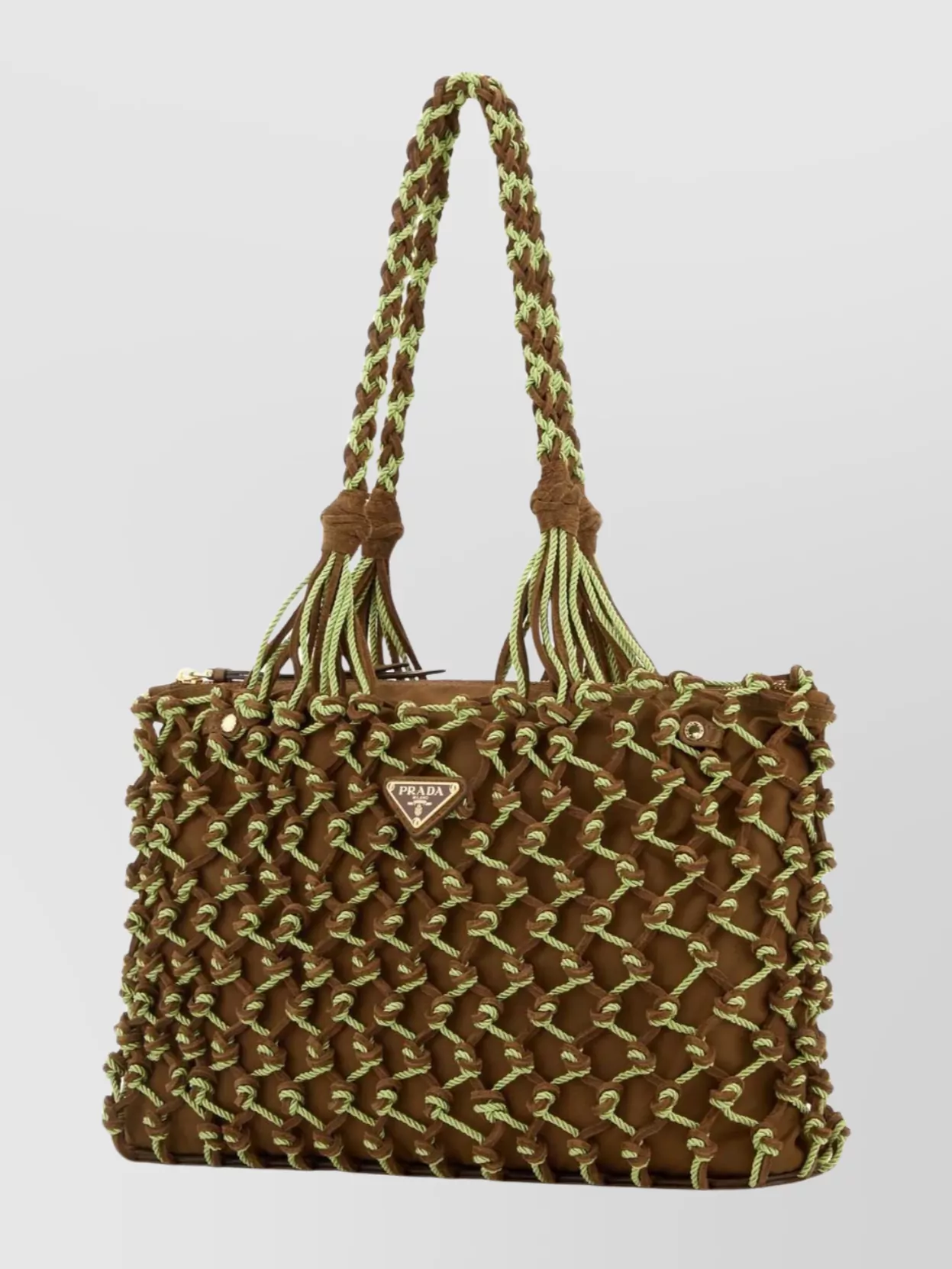 Prada Dual Texture Shopping Tote