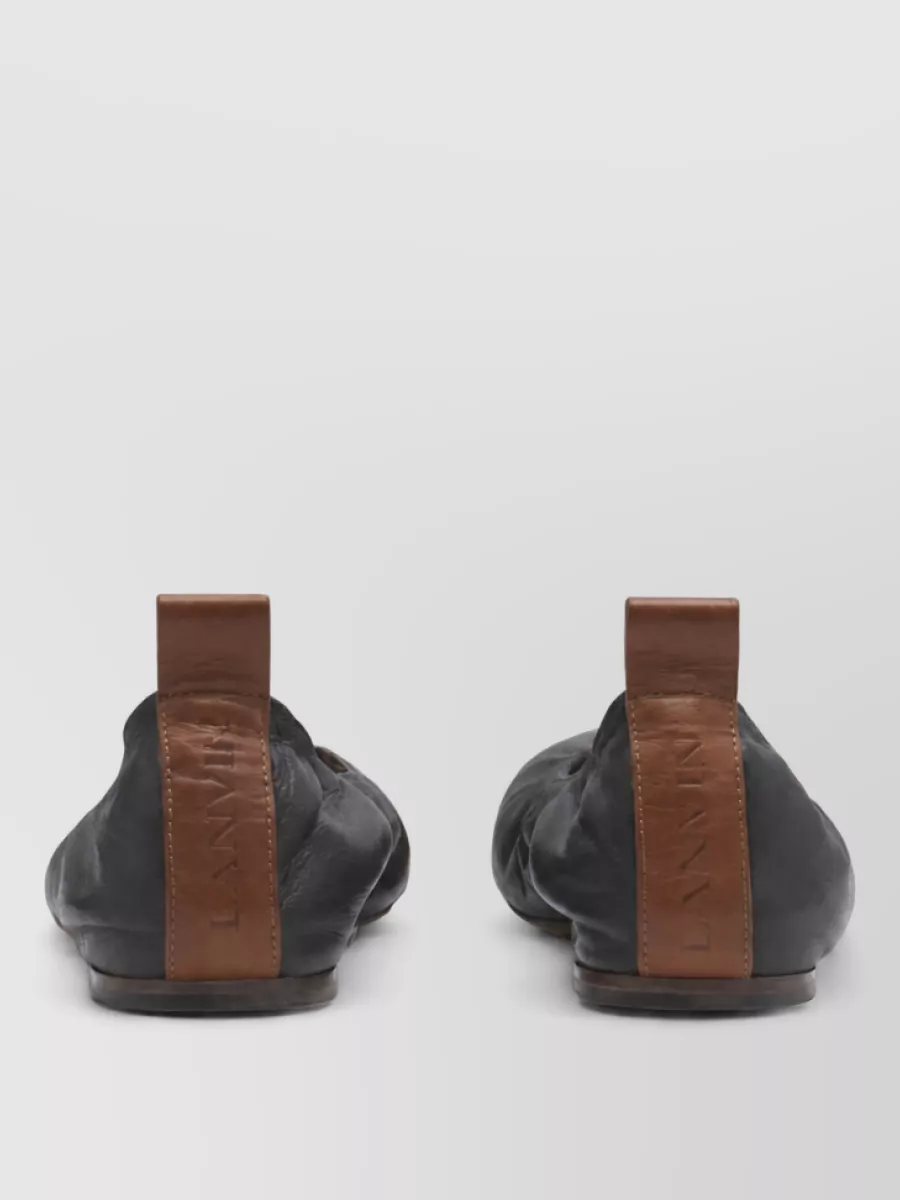 Lanvin Leather Ballerina Shoes