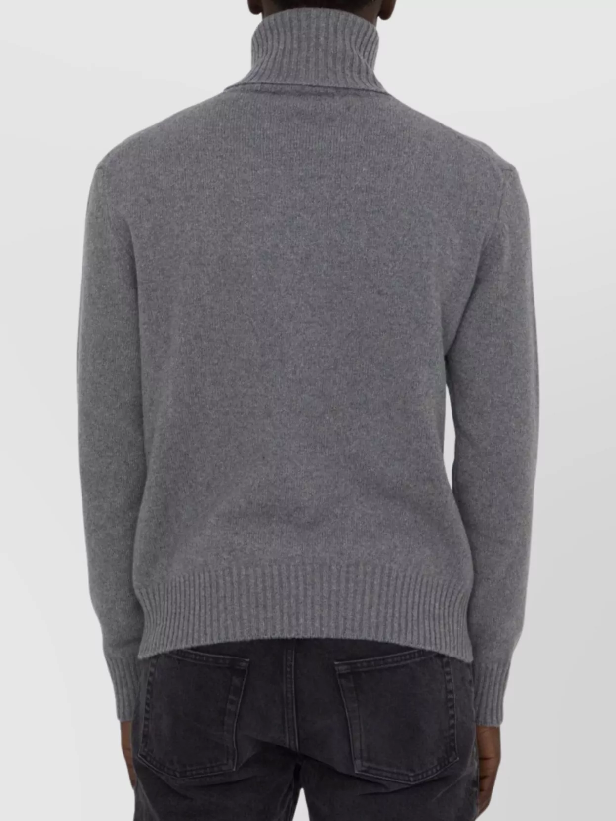 Ami Paris Heart Friend Turtleneck Sweater In Cashmere Blend