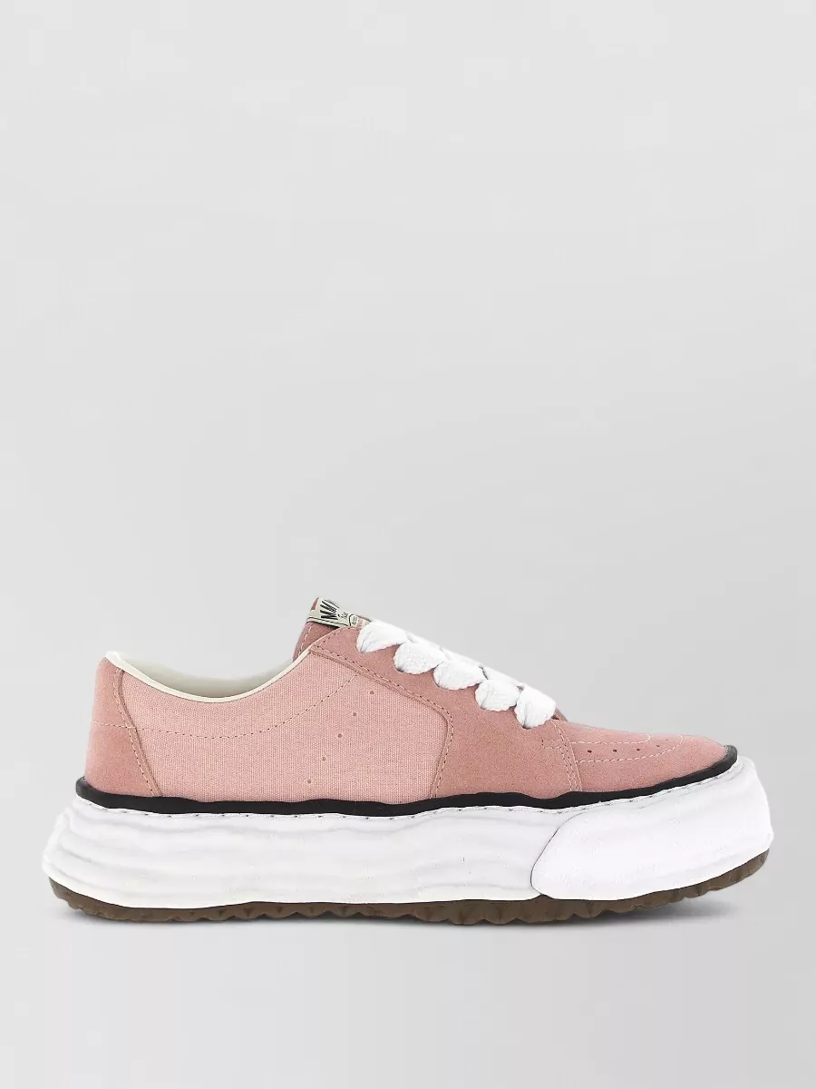 Maison Mihara Yasuhiro leather low-top sneakers