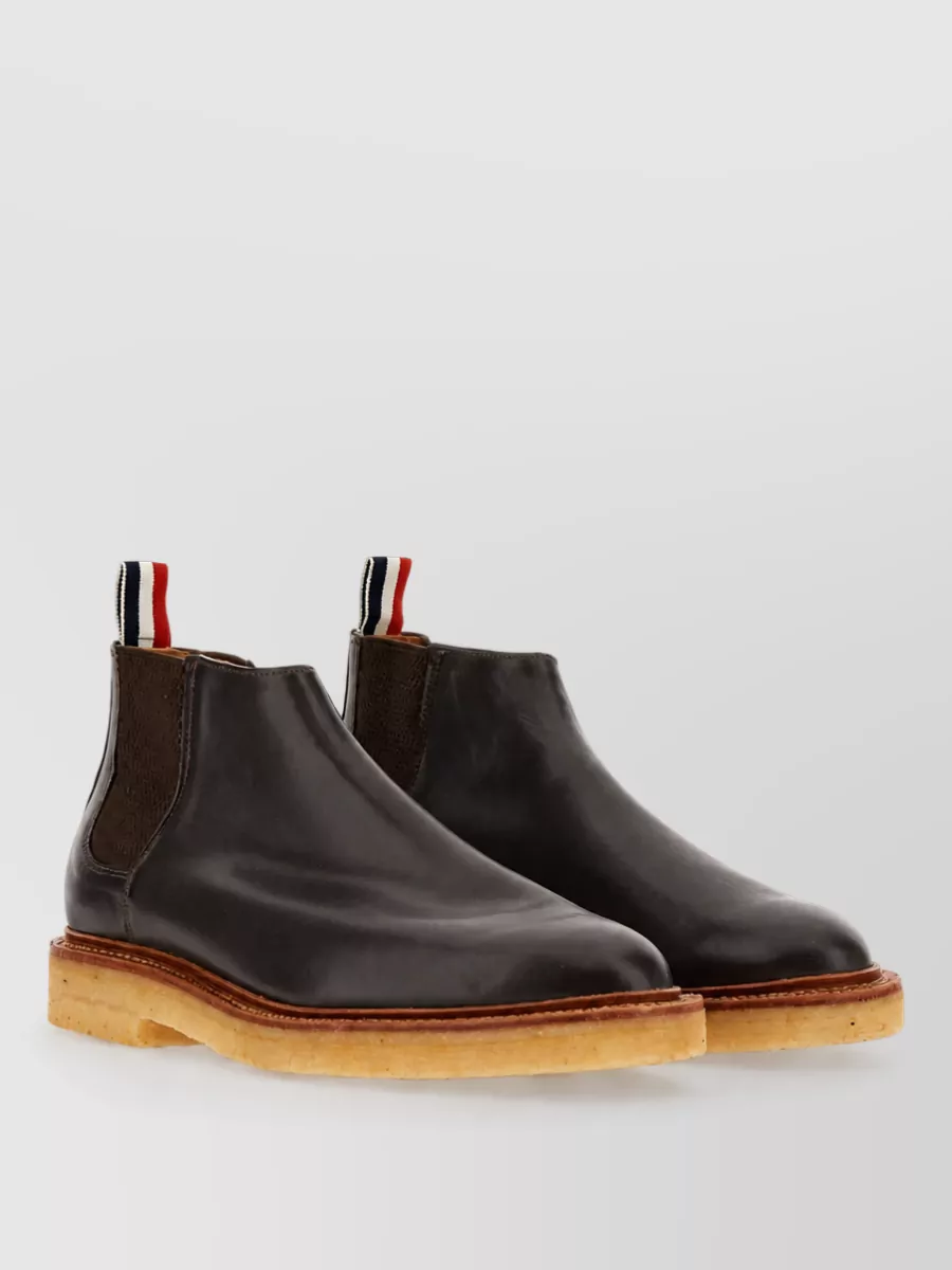 Thom Browne Leather Chelsea Boots
