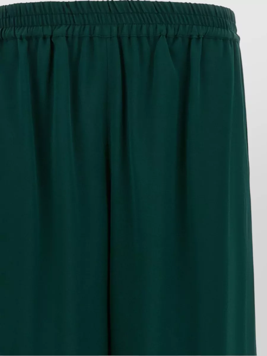 Gianluca Capannolo Viscose Wide-Leg Palazzo Trousers