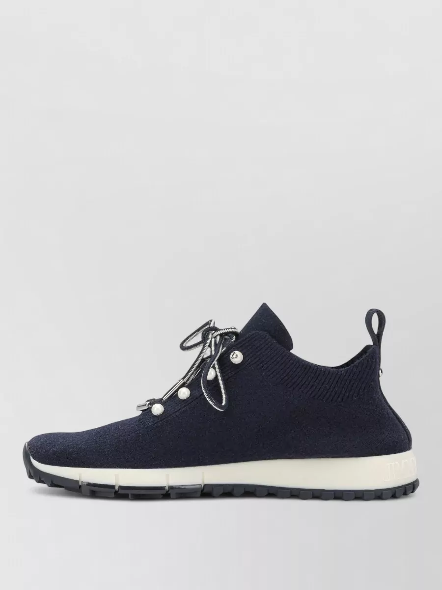 Jimmy Choo Textile Low-Top Sneakers