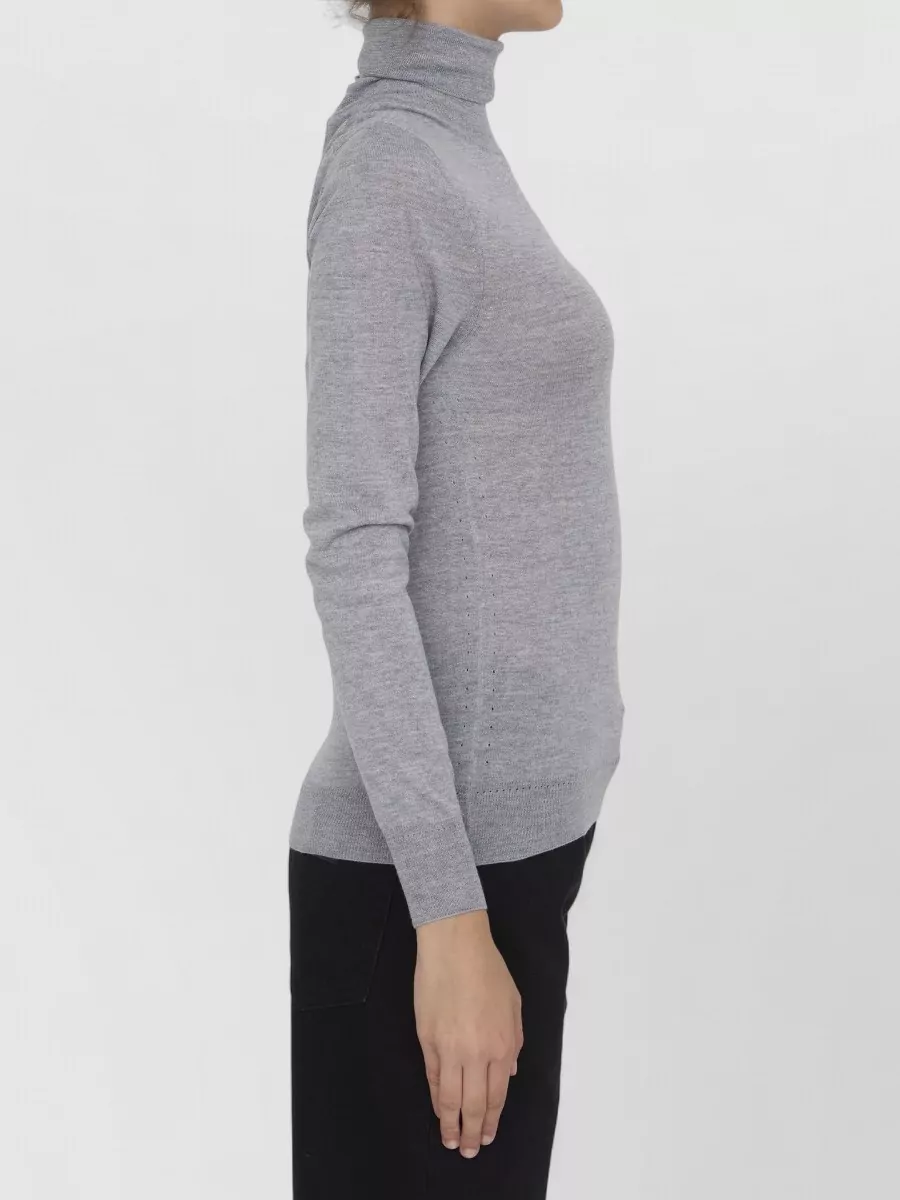 Saint Laurent Wool Turtleneck Sweater Relaxed Fit