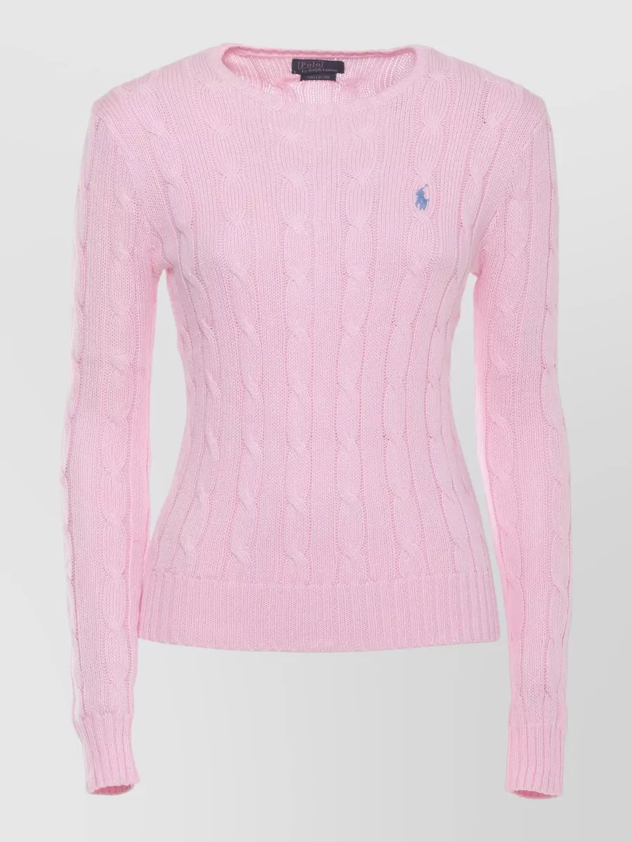 Ralph Lauren Cable-knit cotton crew-neck long-sleeve jumper