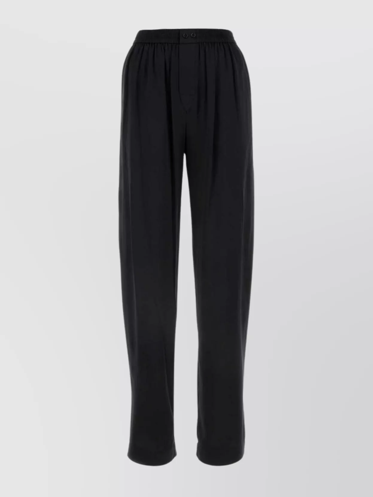 Shop Alexander Wang Wide Leg Satin Pant With Pleated Detailing