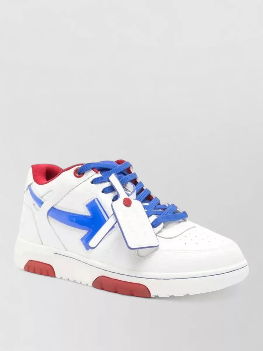 Off-White leather low-top sneakers