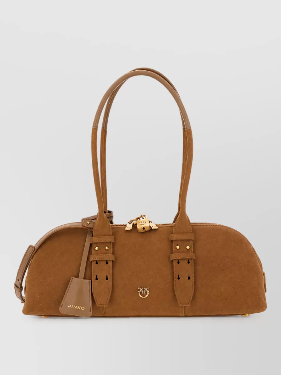 Pinko love bag leather clutch bag