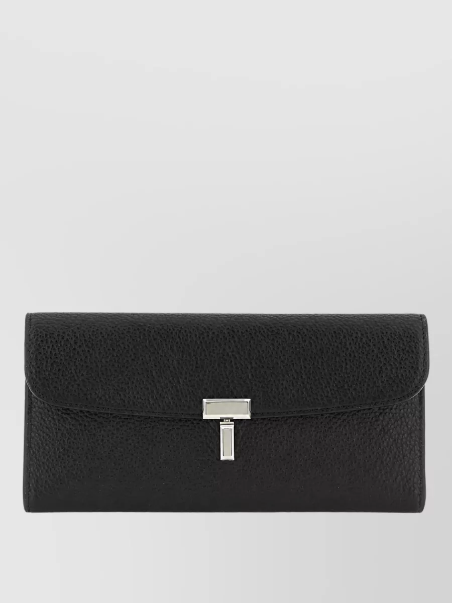 Totême hammered leather wallet