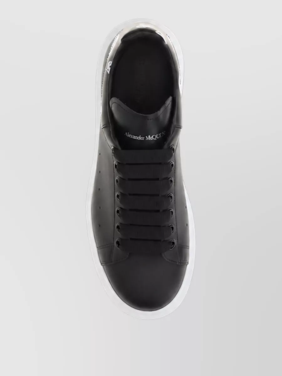 Alexander Mcqueen Leather Chunky Low-Top Sneakers
