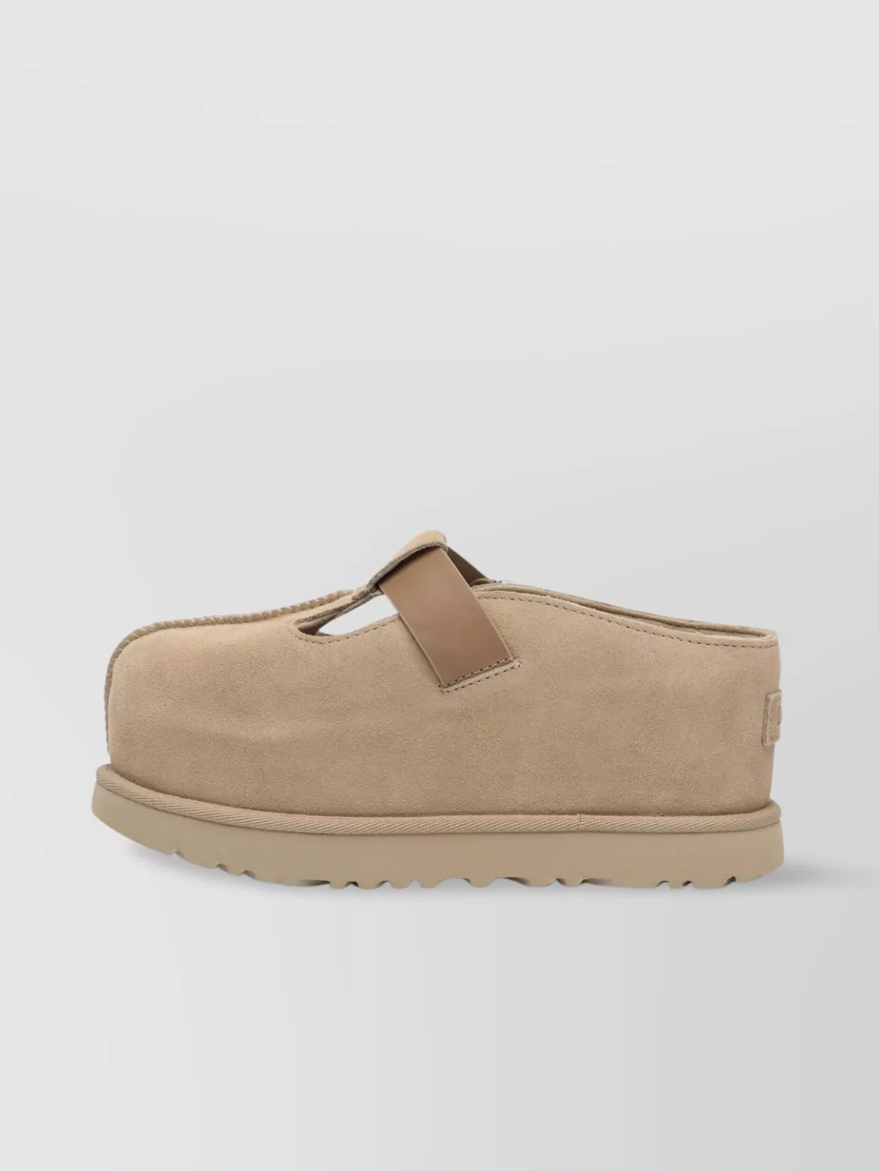 Ugg Round Toe Suede Loafers Rubber Sole