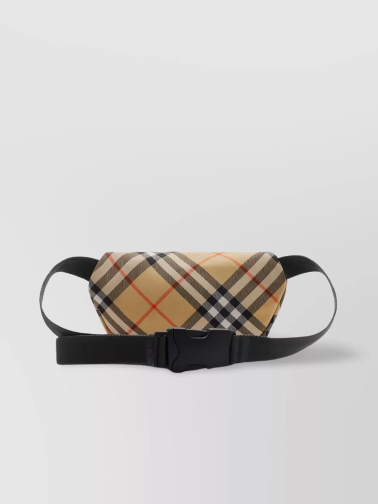 Burberry Belt Bags With Check Pattern And Front Pocket