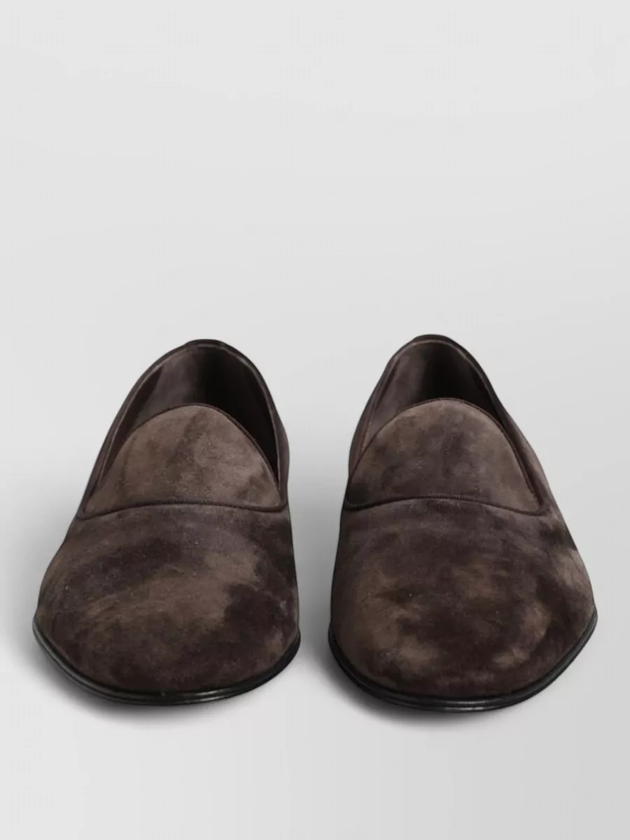 Dolce&Gabbana velvet leather loafers