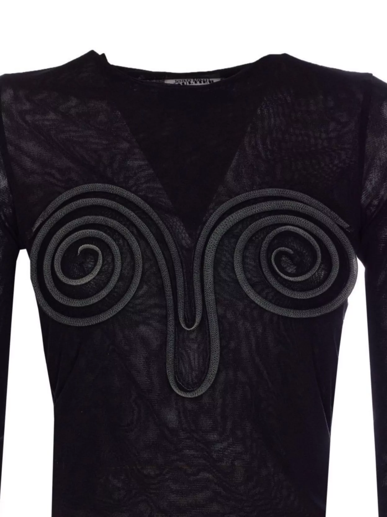 Jean Paul Gaultier Spiral-detail Long-sleeve Top