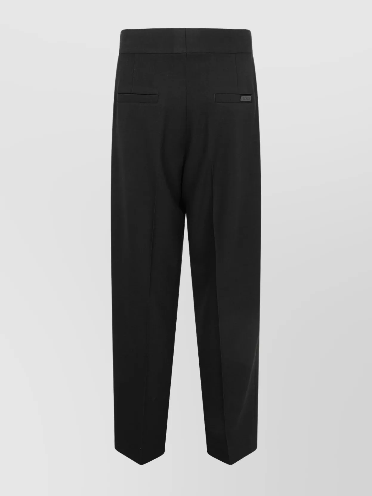 Fear Of God 8th Straight-leg Pleated Wool-gabardine Trousers In Black