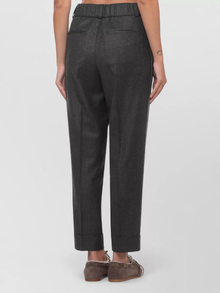 Peserico Straight-Leg Suit Trousers