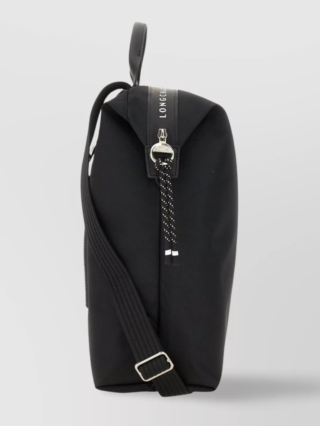 Longchamp Foldable Backpack With Side Pocket And Top Handle