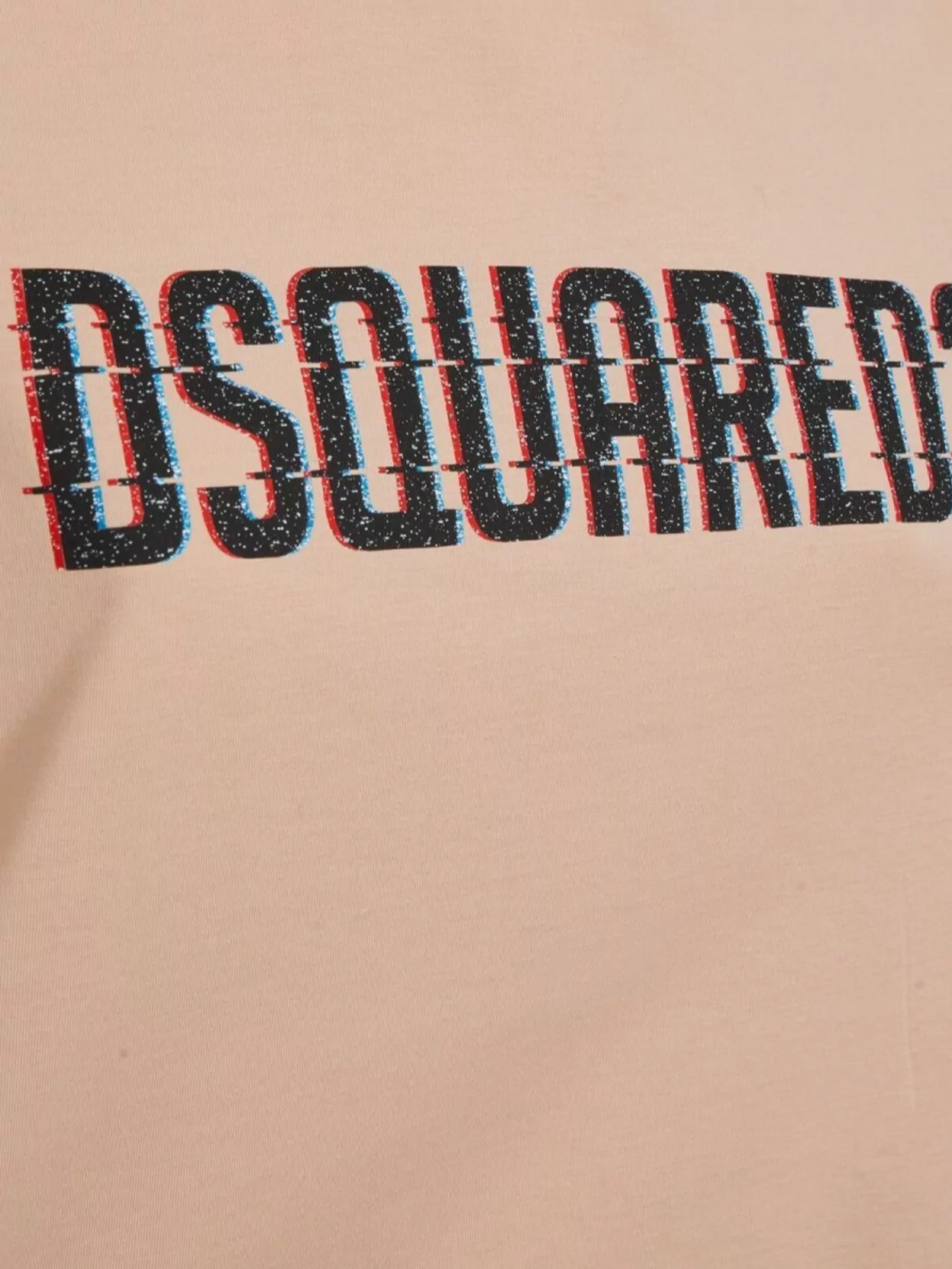 Dsquared2 Graphic Print Crew Neck Short Sleeves Top In Pink