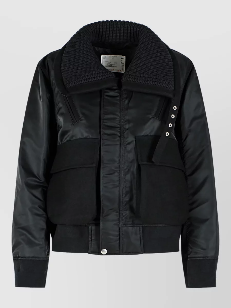Sacai nylon oversized coat