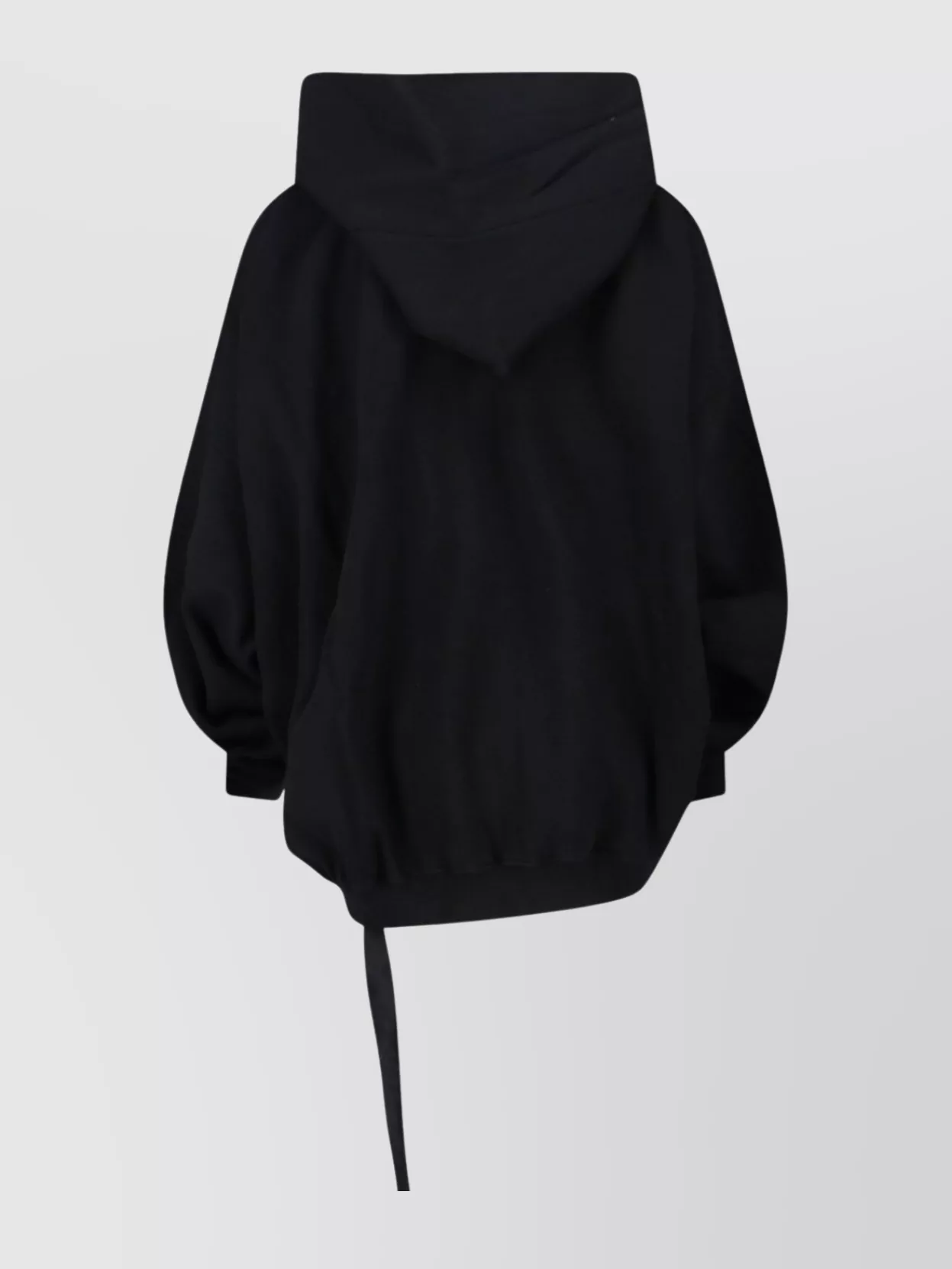 Rick Owens Drkshdw Hooded Sweatshirt With Drawstring And Pockets In Black