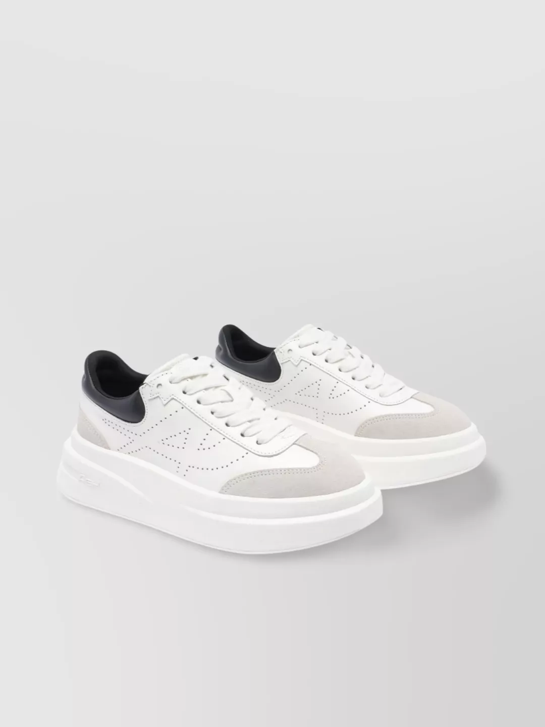 Ash Low Top Sneakers Contrast Heel