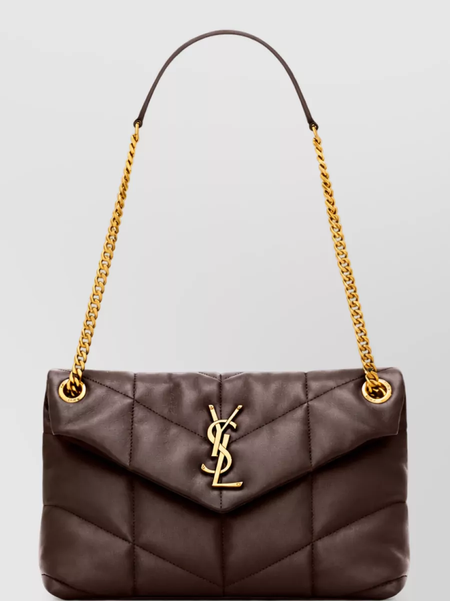 Saint Laurent Na Leather Shoulder Bag