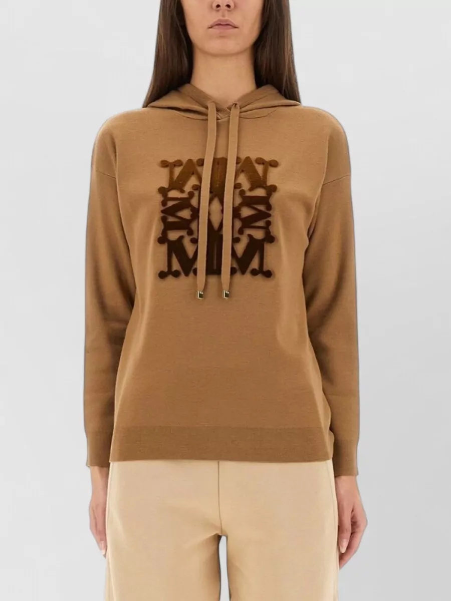 Max Mara Wool Regular-Fit Hooded Sweater