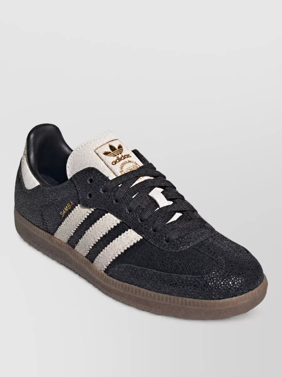 Adidas leather lace-up sneakers