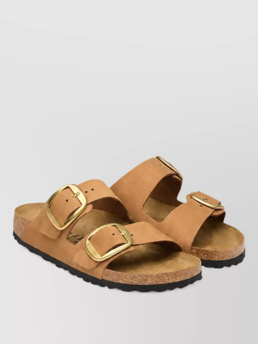 Birkenstock leather flat sandals