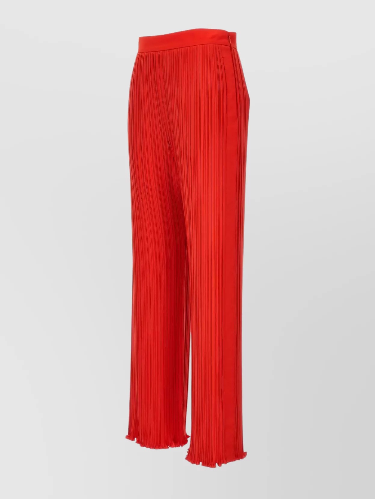 Lanvin High Waist Wide Leg Pleated Trousers