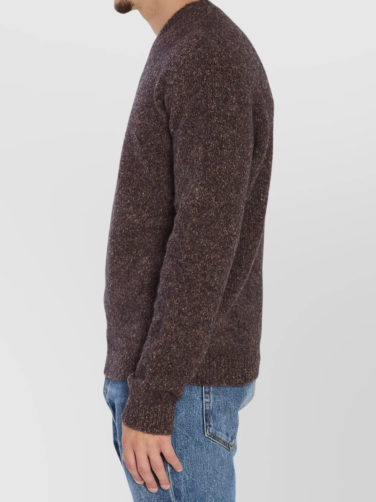 Roberto Collina Textured Knit Long Sleeve Pullover