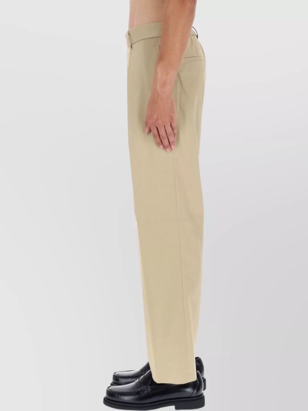 Boss Pleated Trousers With Side And Back Pockets
