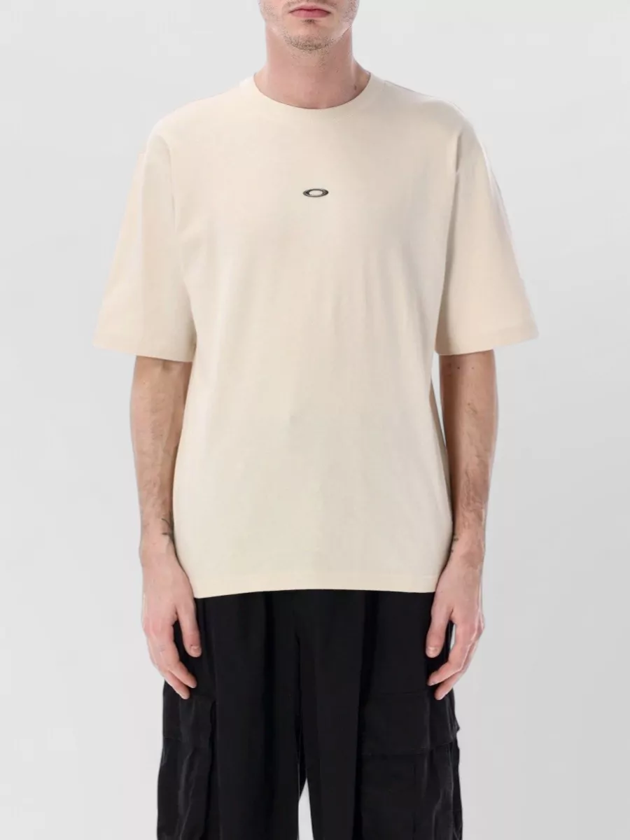 Oakley Cotton Ribbed Crew Neck Short Sleeve T-Shirt