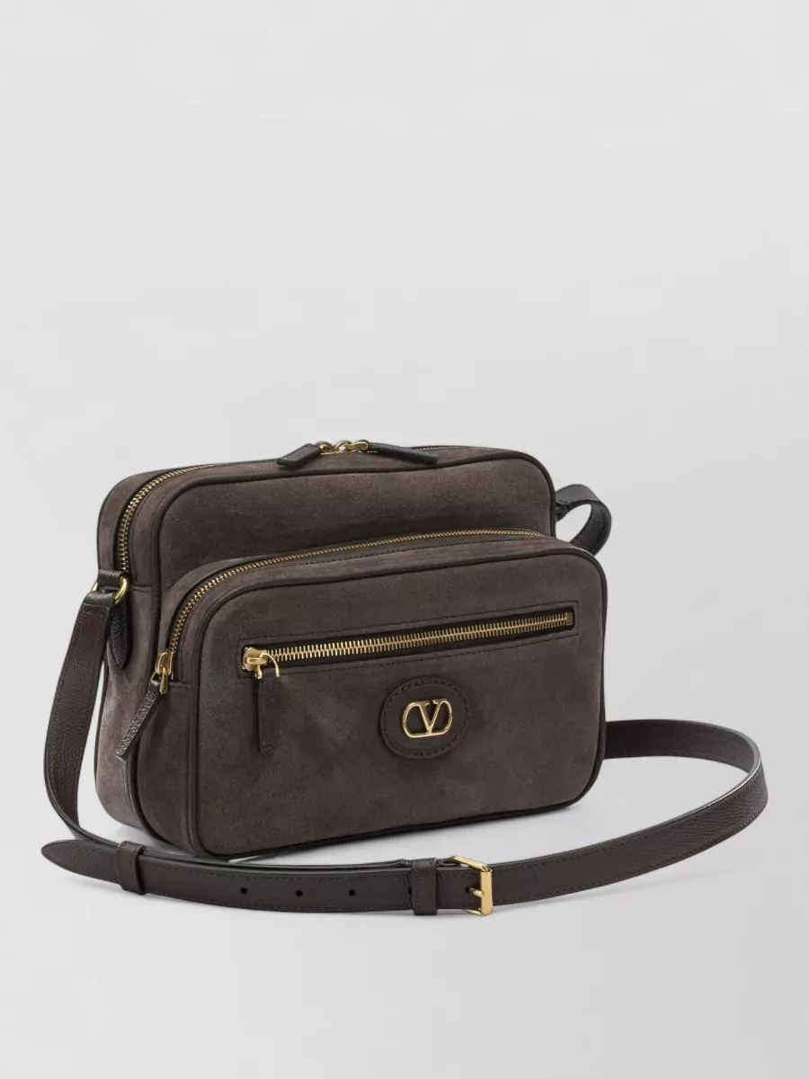 Valentino Garavani Antibes Small Suede Leather Shoulder Bag