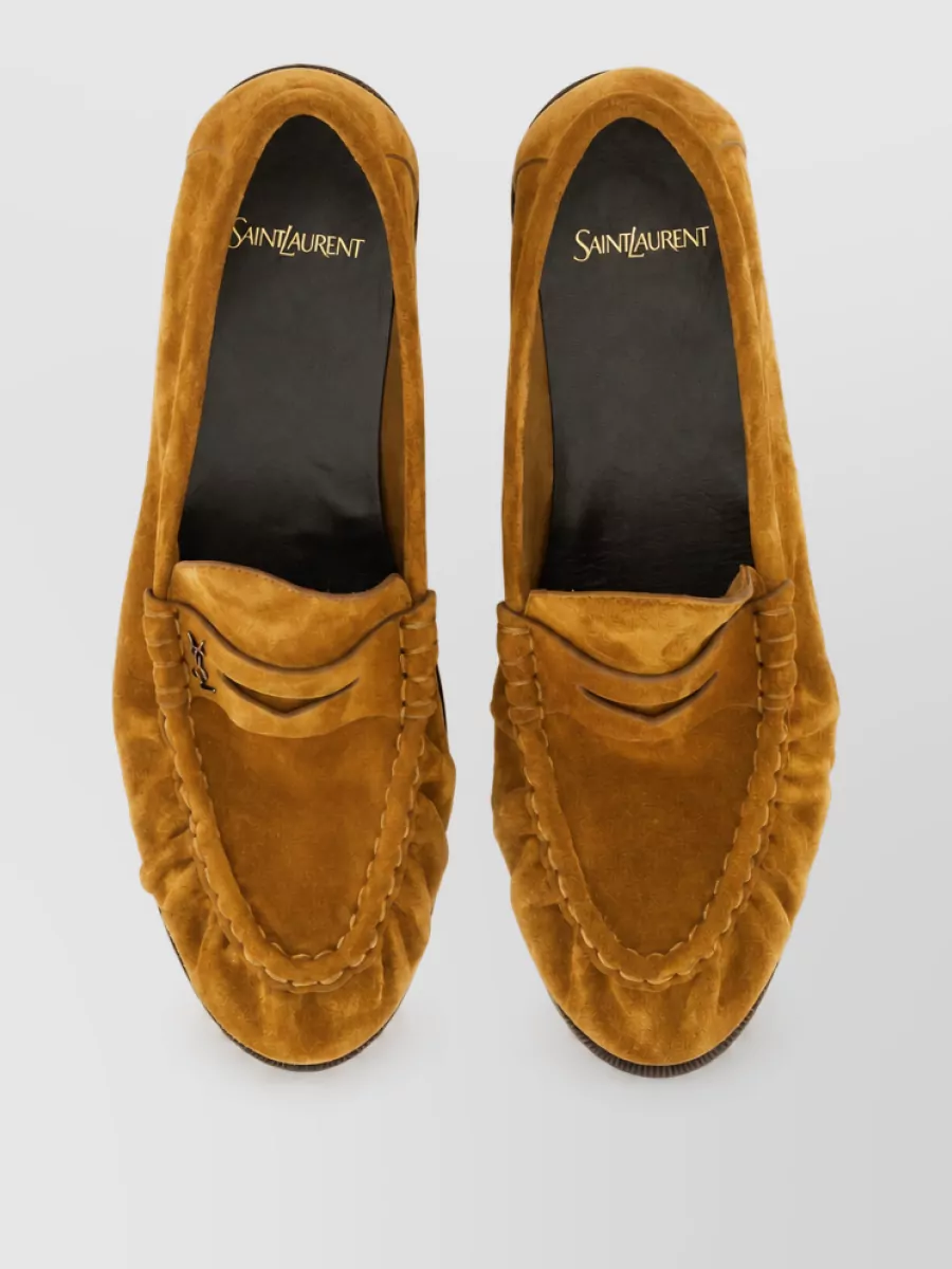 Saint Laurent Leather Loafers