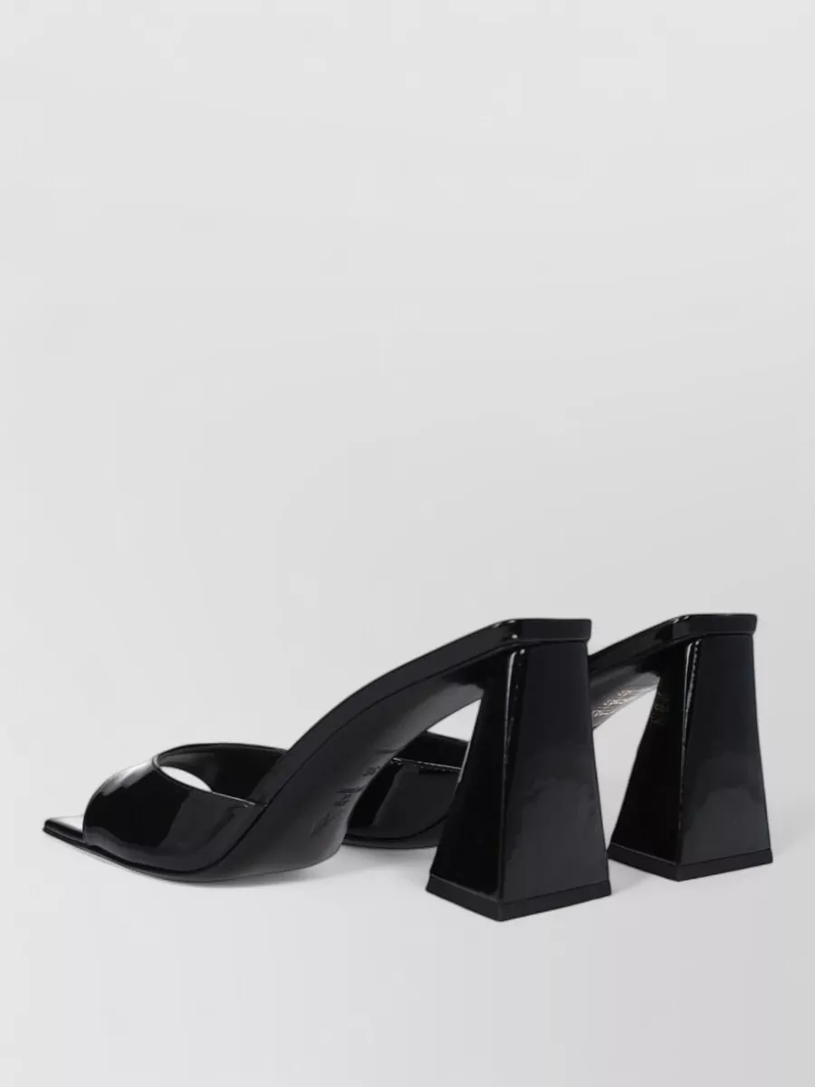 The Attico Patent Leather Heeled Mules