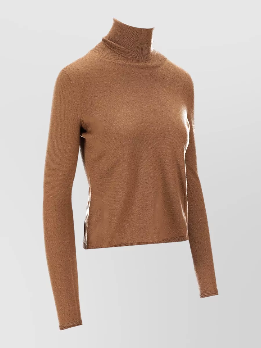 Max Mara Veloce Cashmere Turtleneck High Collar Sweater