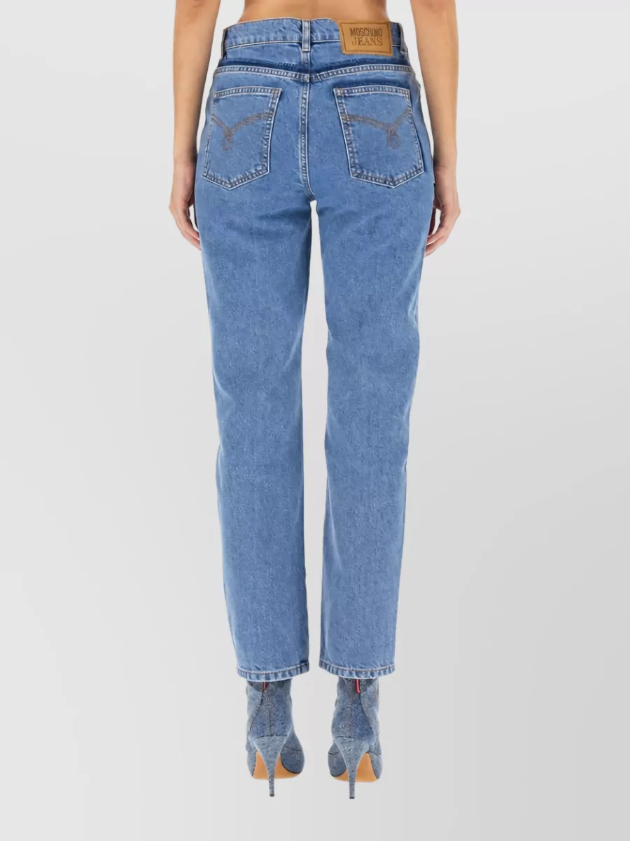 Moschino Denim Straight-Leg Jeans
