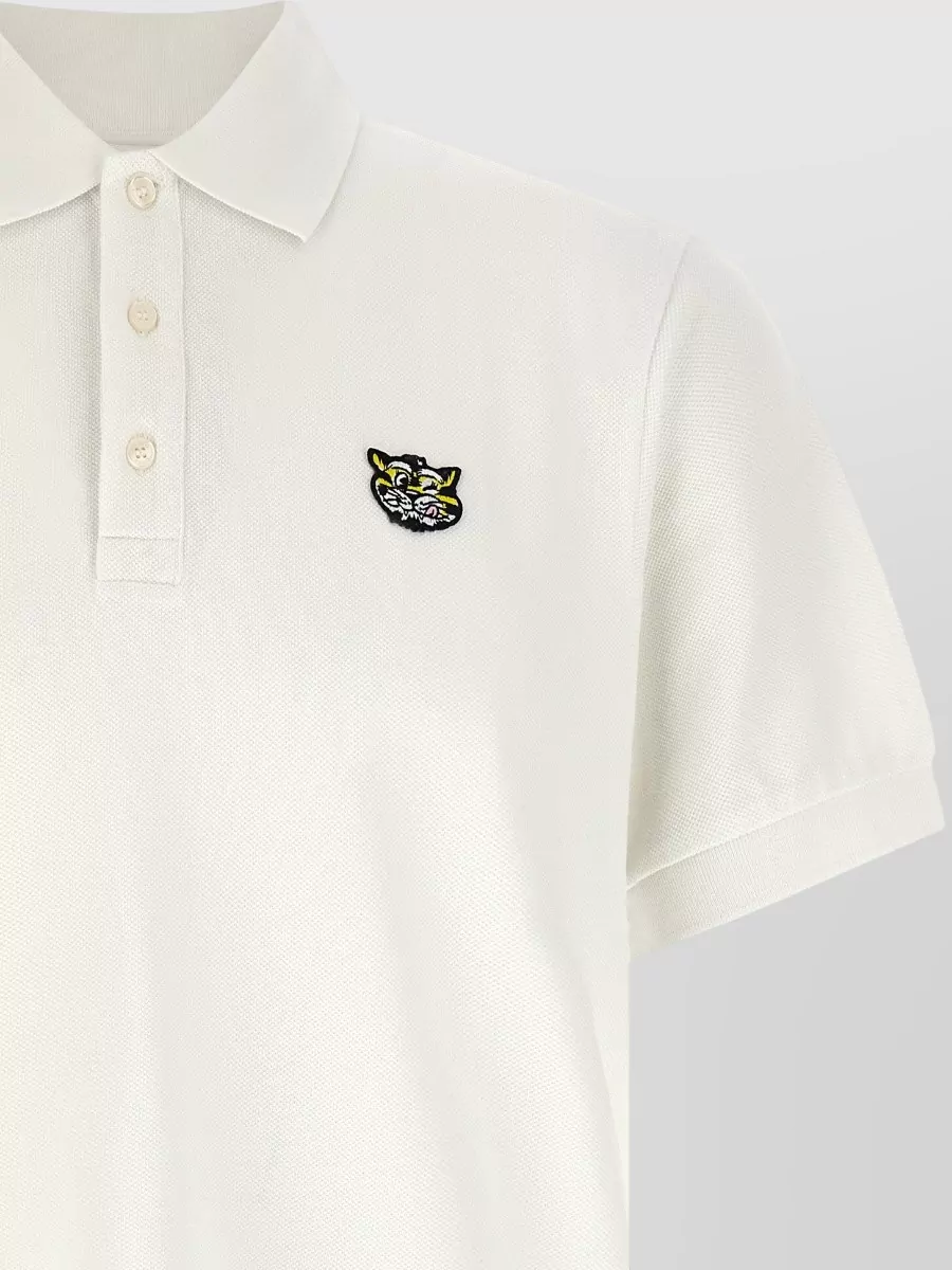 Kenzo Wild Tiger Gots Polo Collar Short Sleeves