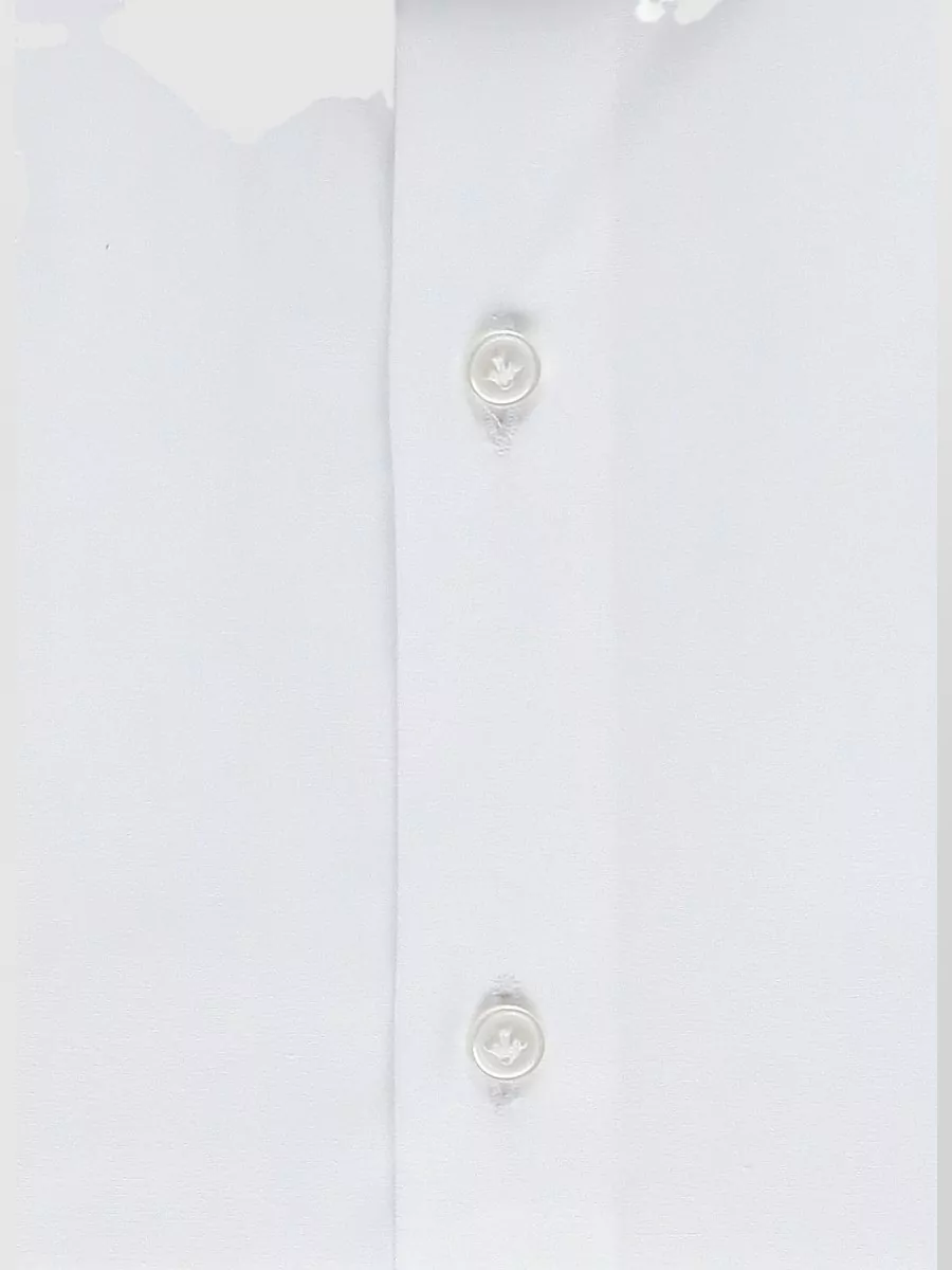 Fay Cotton Shirt Straight Cut Collar Long Sleeves