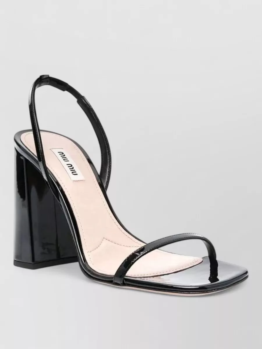 Miu Miu calfskin platform sandals