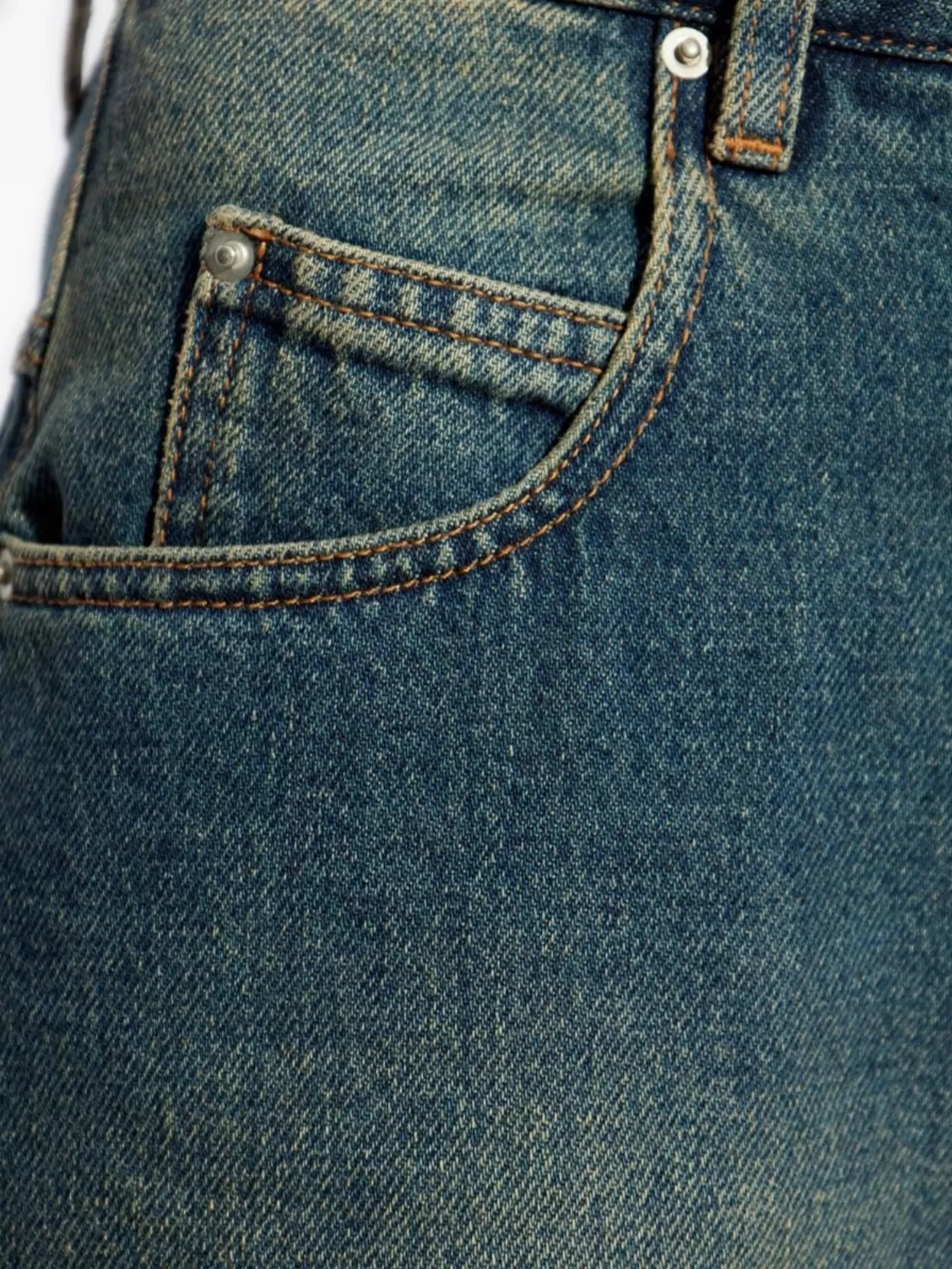 Isabel Marant Belt Loops Five-pocket Design Faded