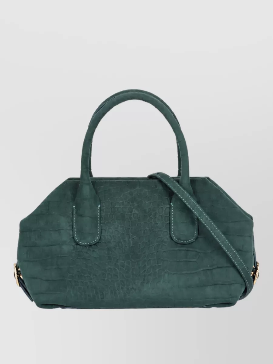Themoiré Na Croco-Embossed Tote Bag