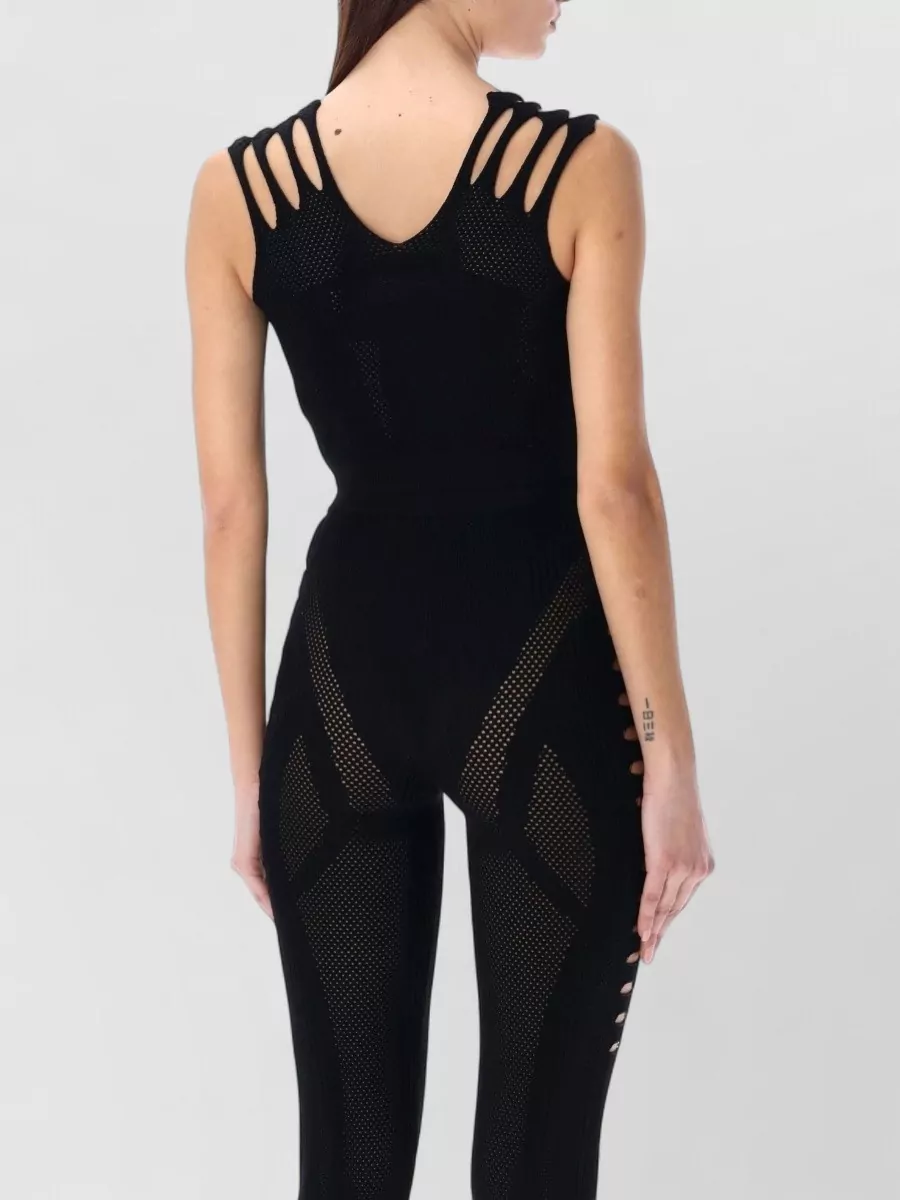Misbhv Ribbed Cropped Tank Top