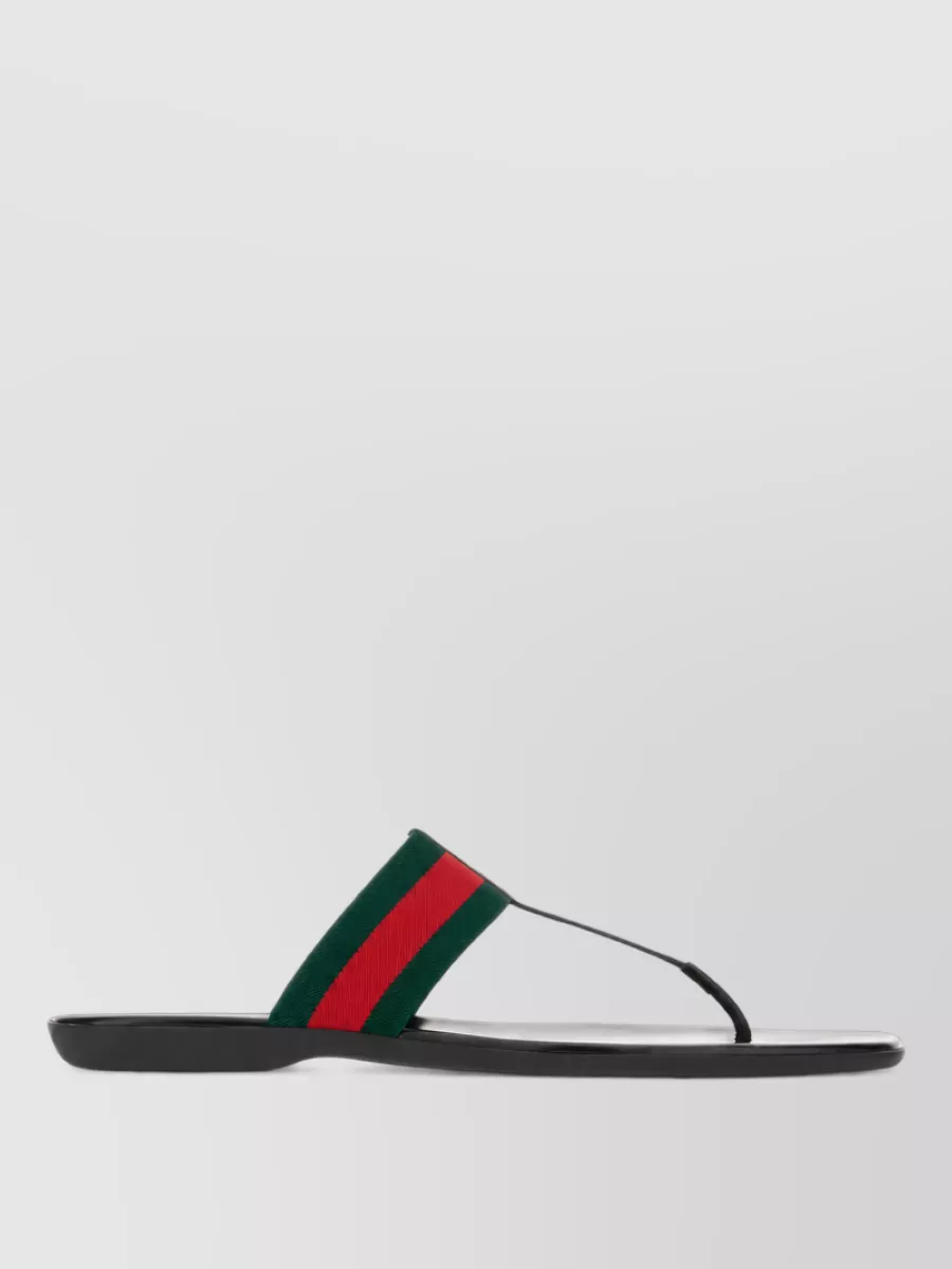 Gucci Fabric Thong Sandals