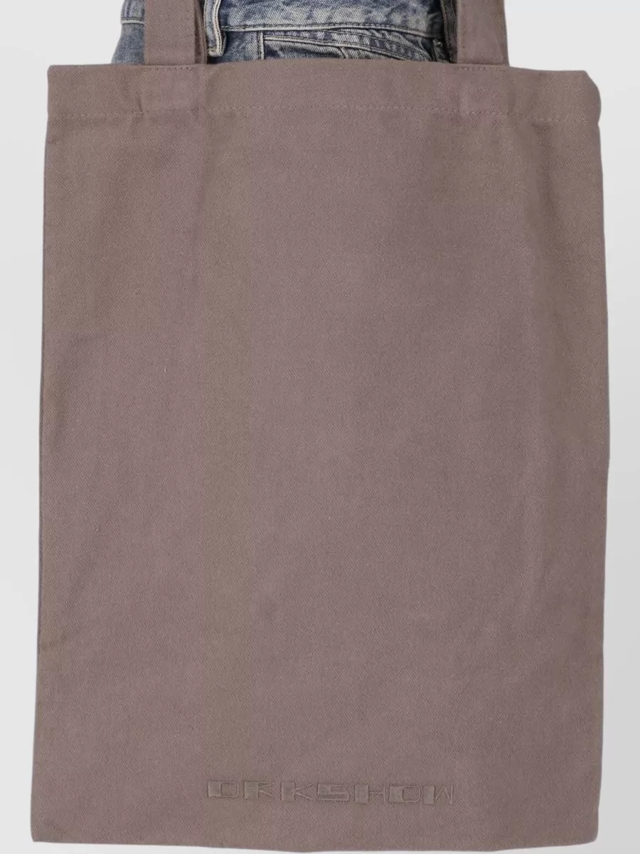 Rick Owens Drkshdw Denim Knee-Length Midi Skirt