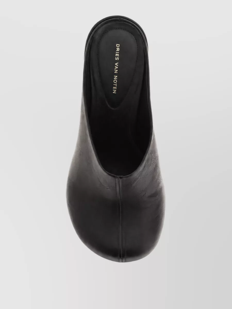 Dries Van Noten Leather Mules