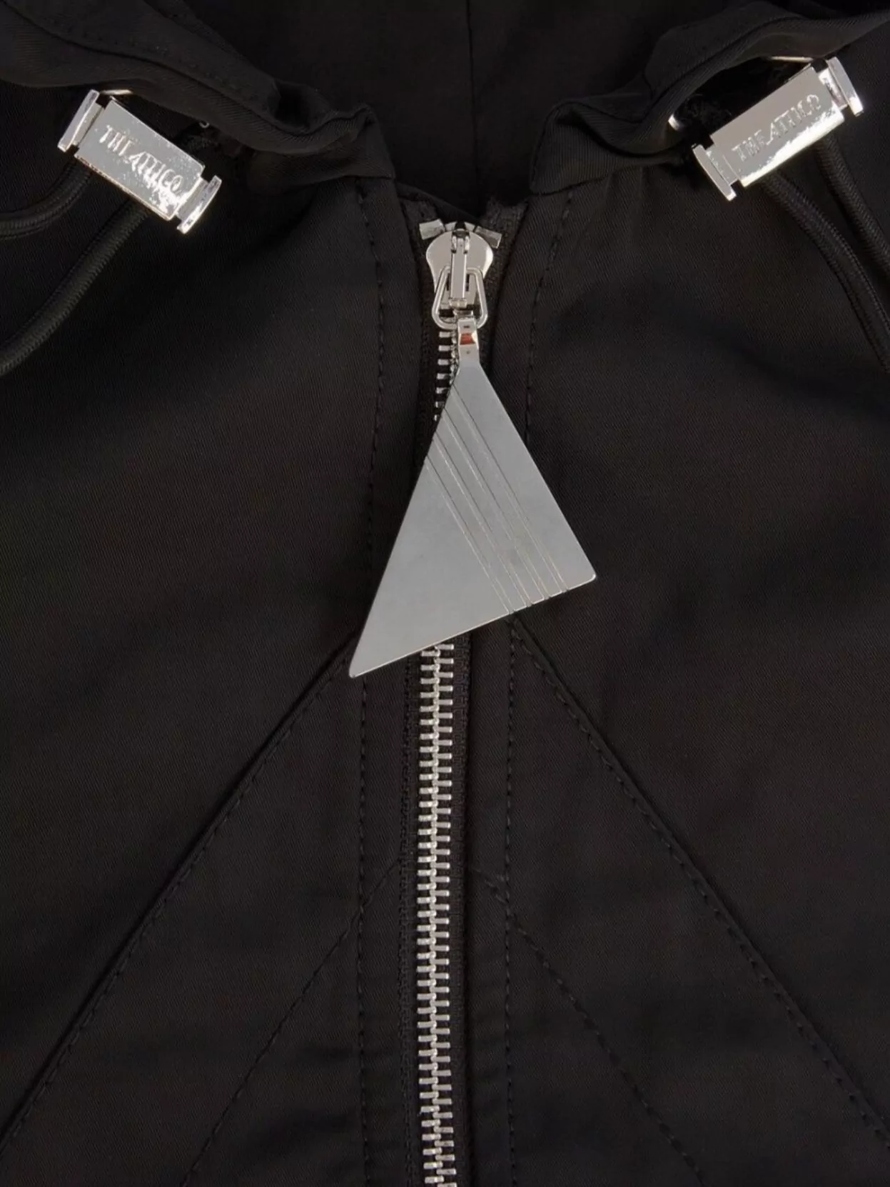 The Attico Oversized Hooded Bomber Jacket
