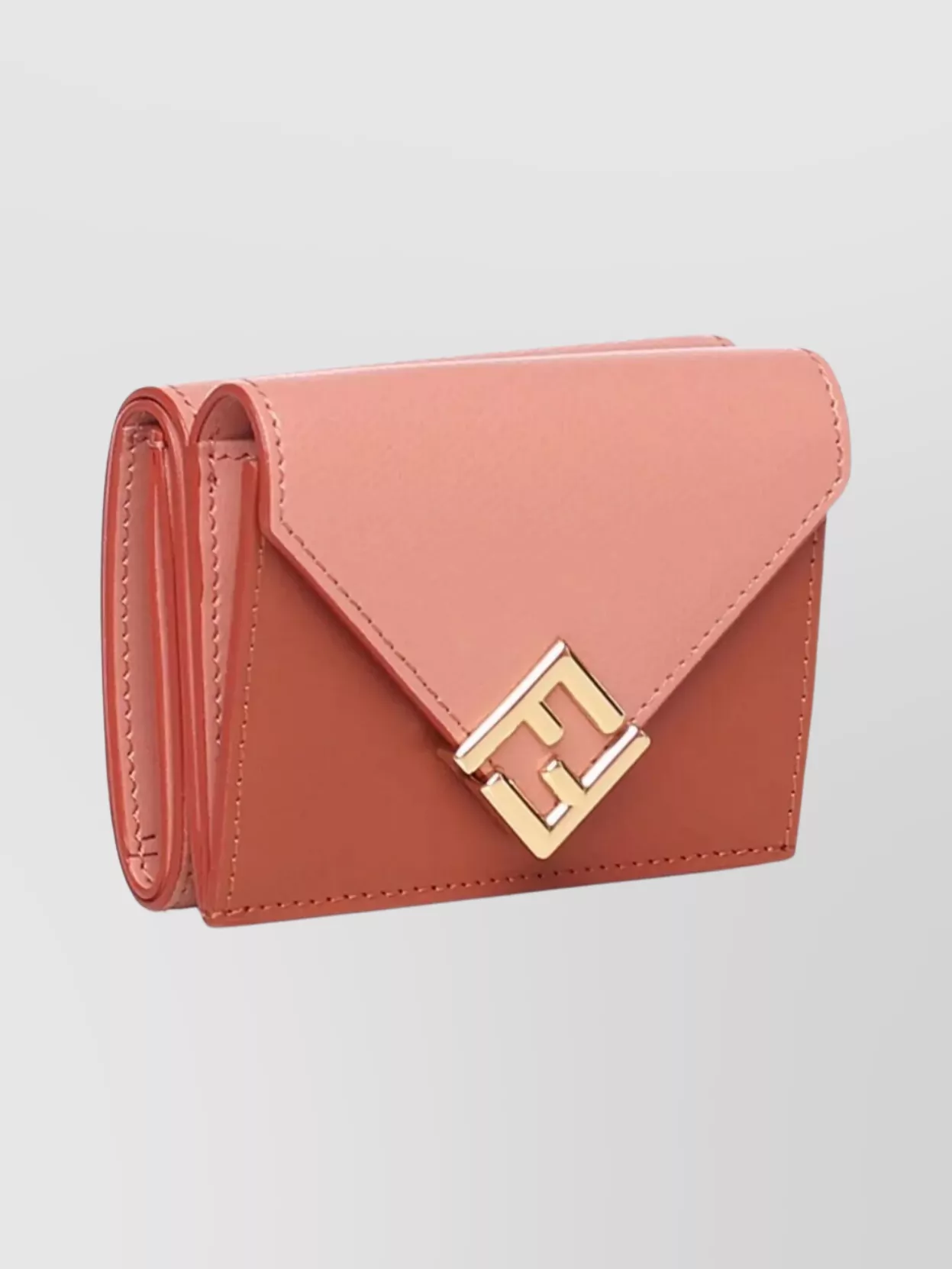 Fendi Medium Tri-Fold Wallet Diamonds