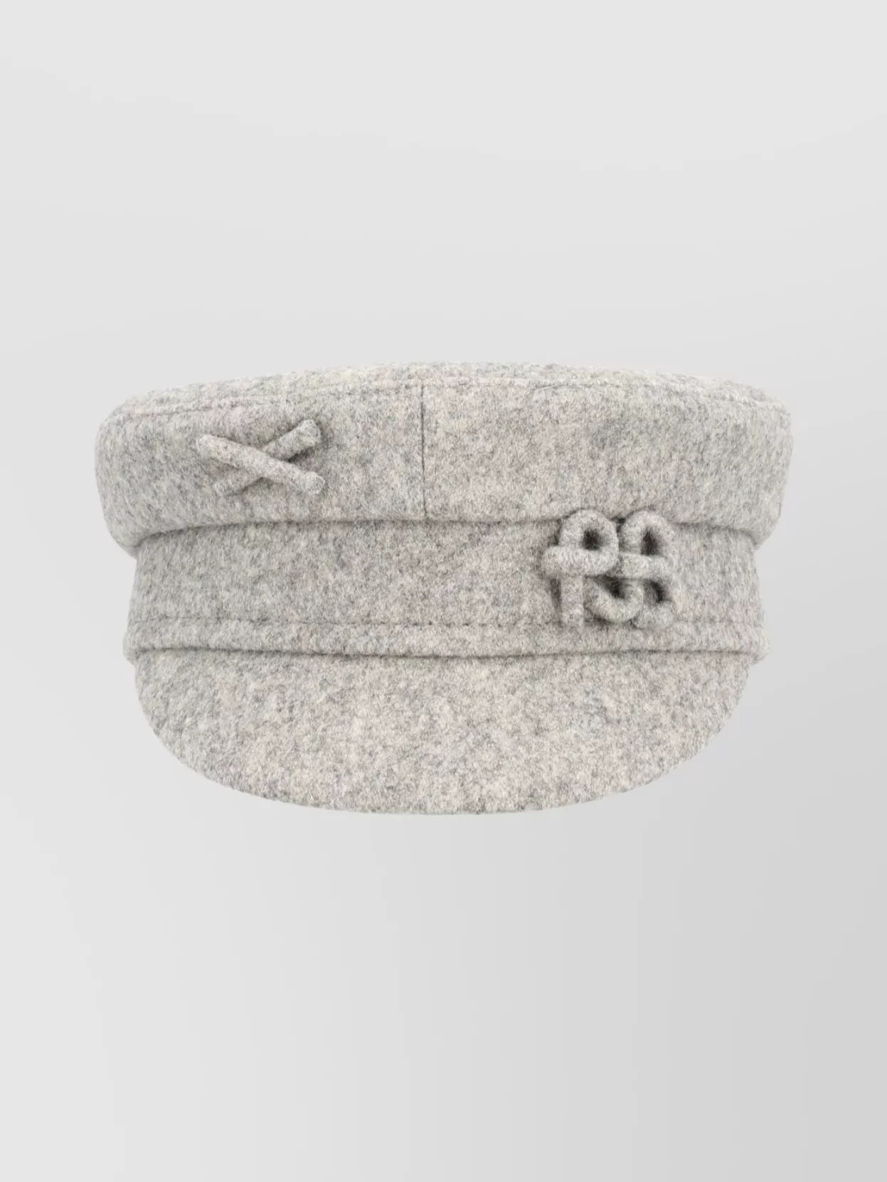 Ruslan Baginskiy Embroidered Short Brim Flat Crown Hat In Neutral
